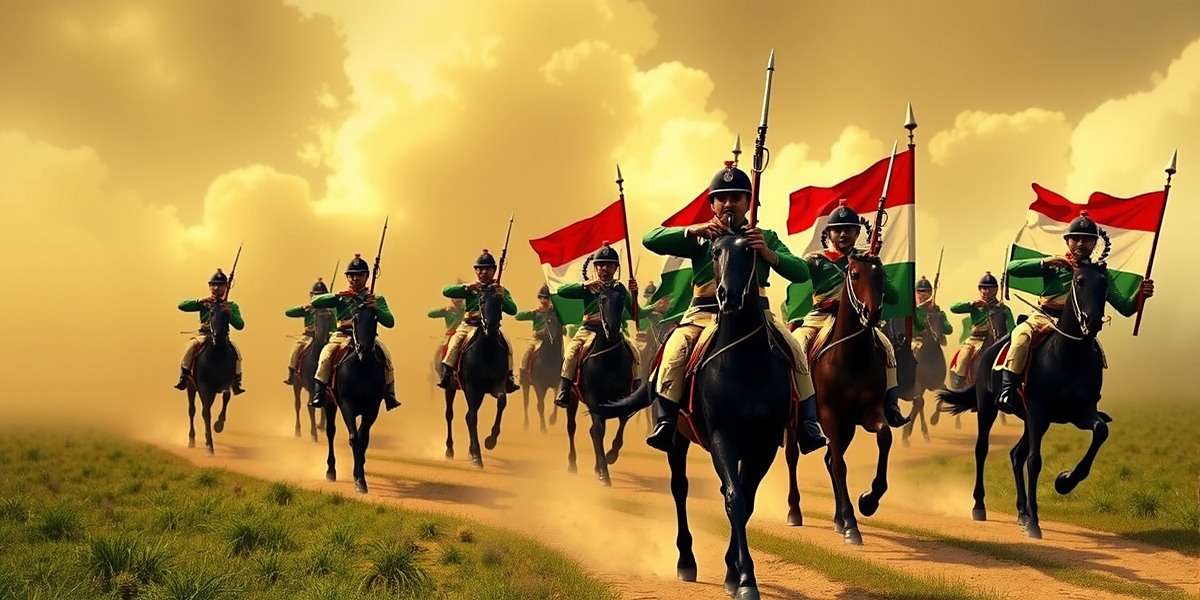 Mace Sovereign India battle scene showing historical Indian military units in formation